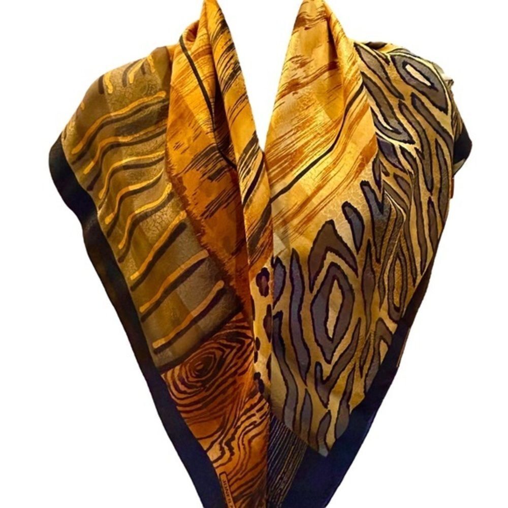 Jones New York‎ Silk Animal Print Scarf 34x34